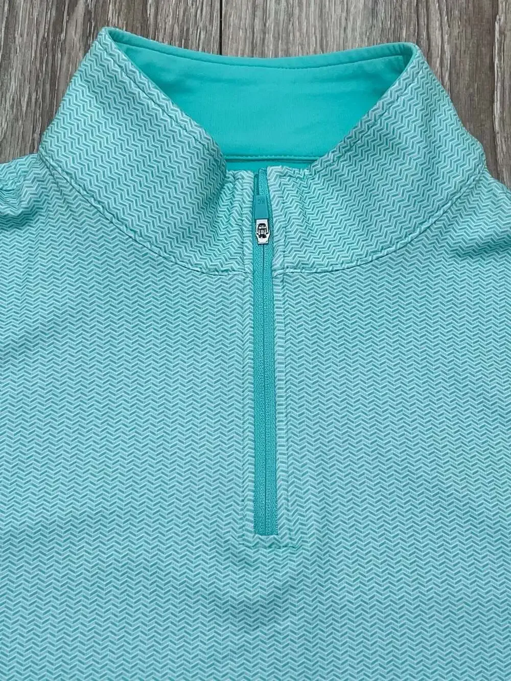 Kenneth Cole Golf Men's Performance Quarter-Zip Pullover in Dreamy Green